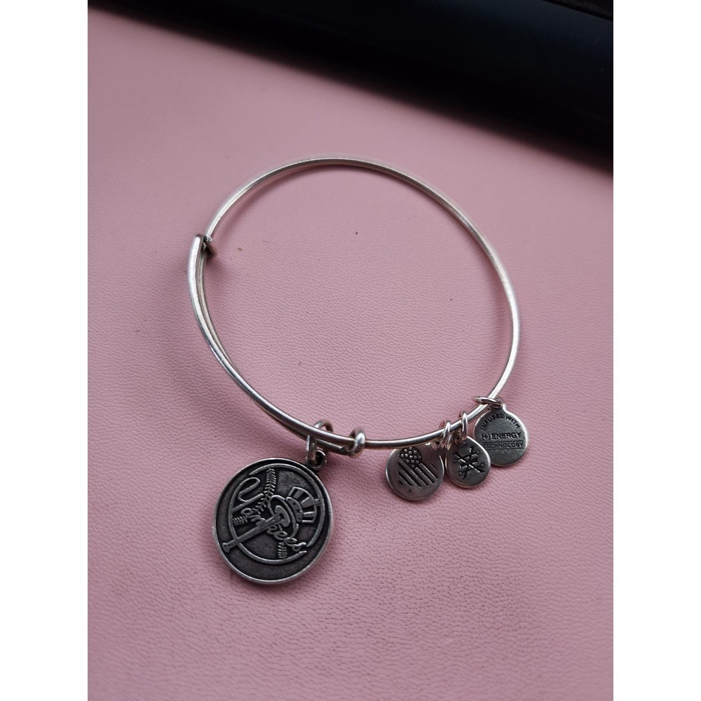 Alex and Ani Silver Yankees Bracelet